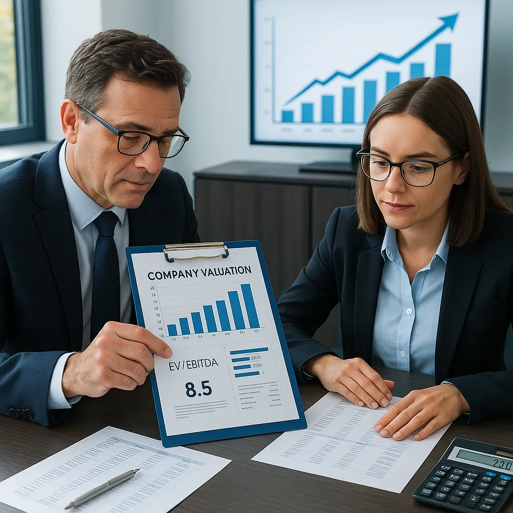 Gráfico de flujos de caja descontados mostrando la evolución temporal del valor