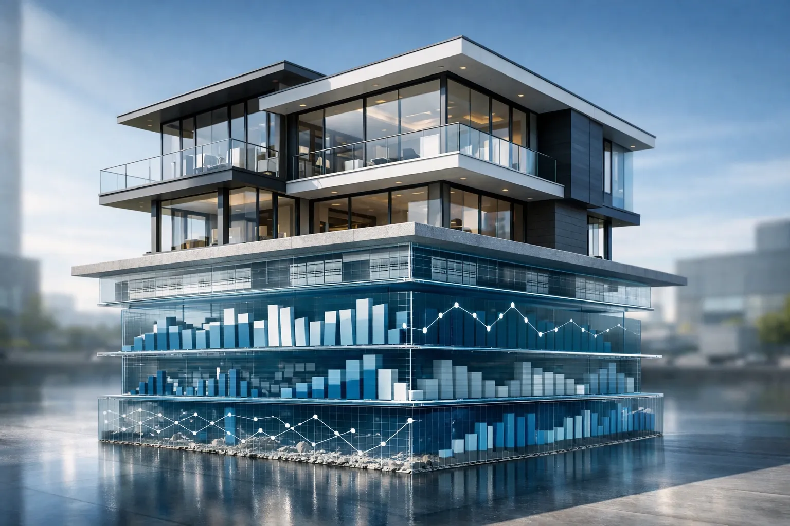 Modelo financiero integrado mostrando las diferentes fuentes de datos y cómo se conectan para crear un business plan sólido