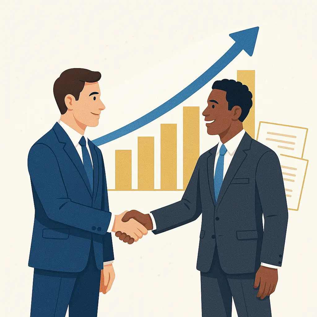Esquema comparando un proceso de venta con y sin Vendor Due Diligence, mostrando el ahorro de tiempo y la mejora de valor.