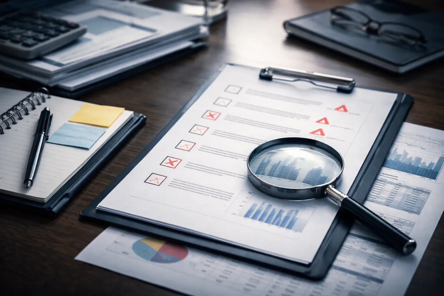 Análisis detallado de documentos financieros durante la due diligence