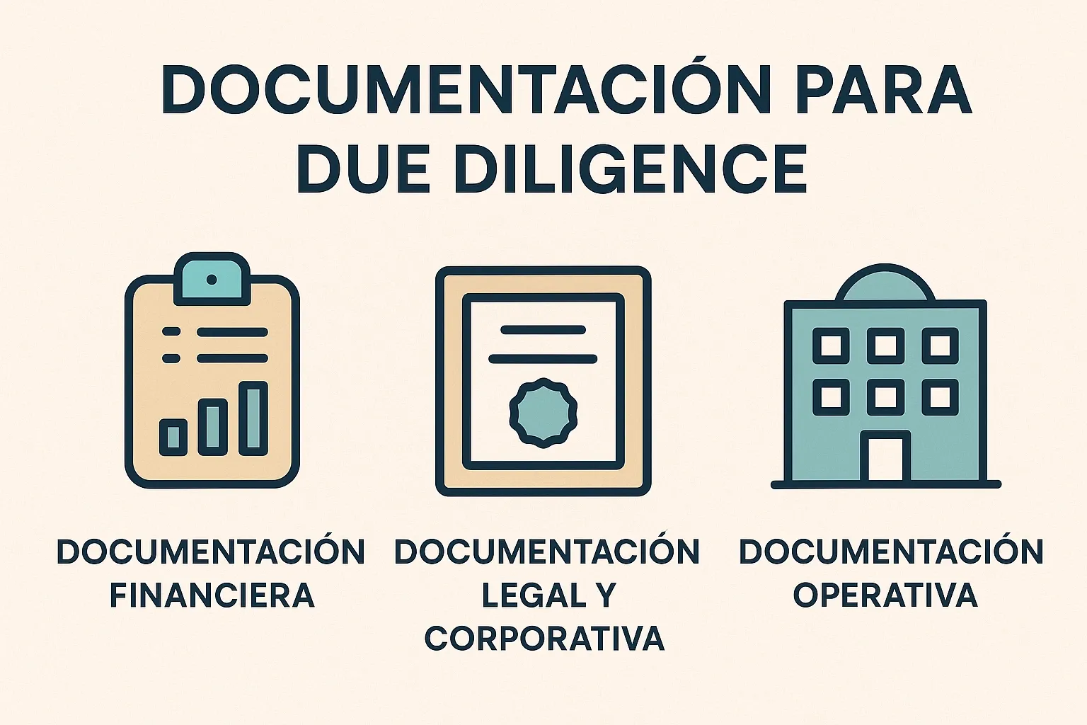 Proceso de preparación de documentación para due diligence