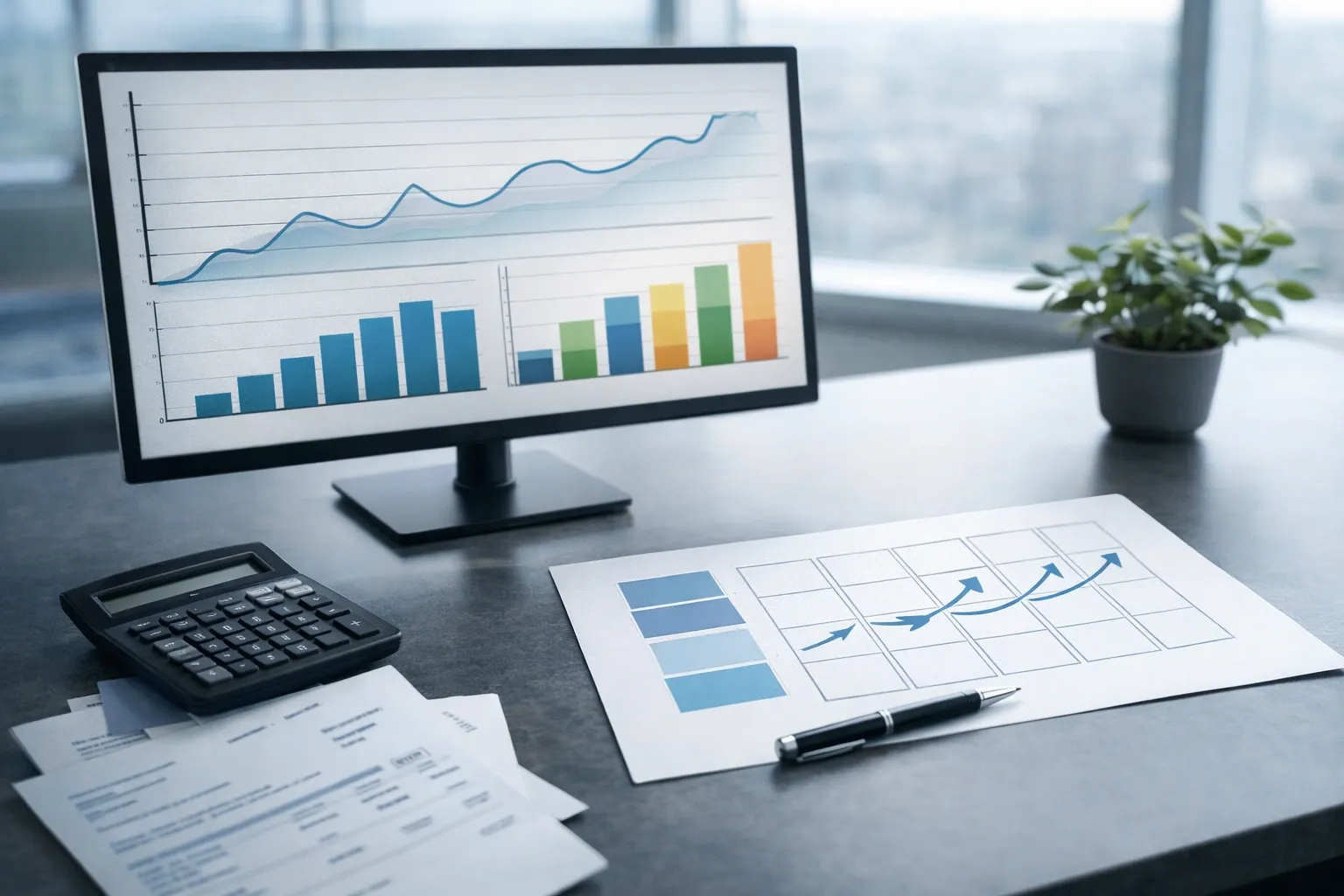 Estructura completa del departamento financiero en empresa consolidada