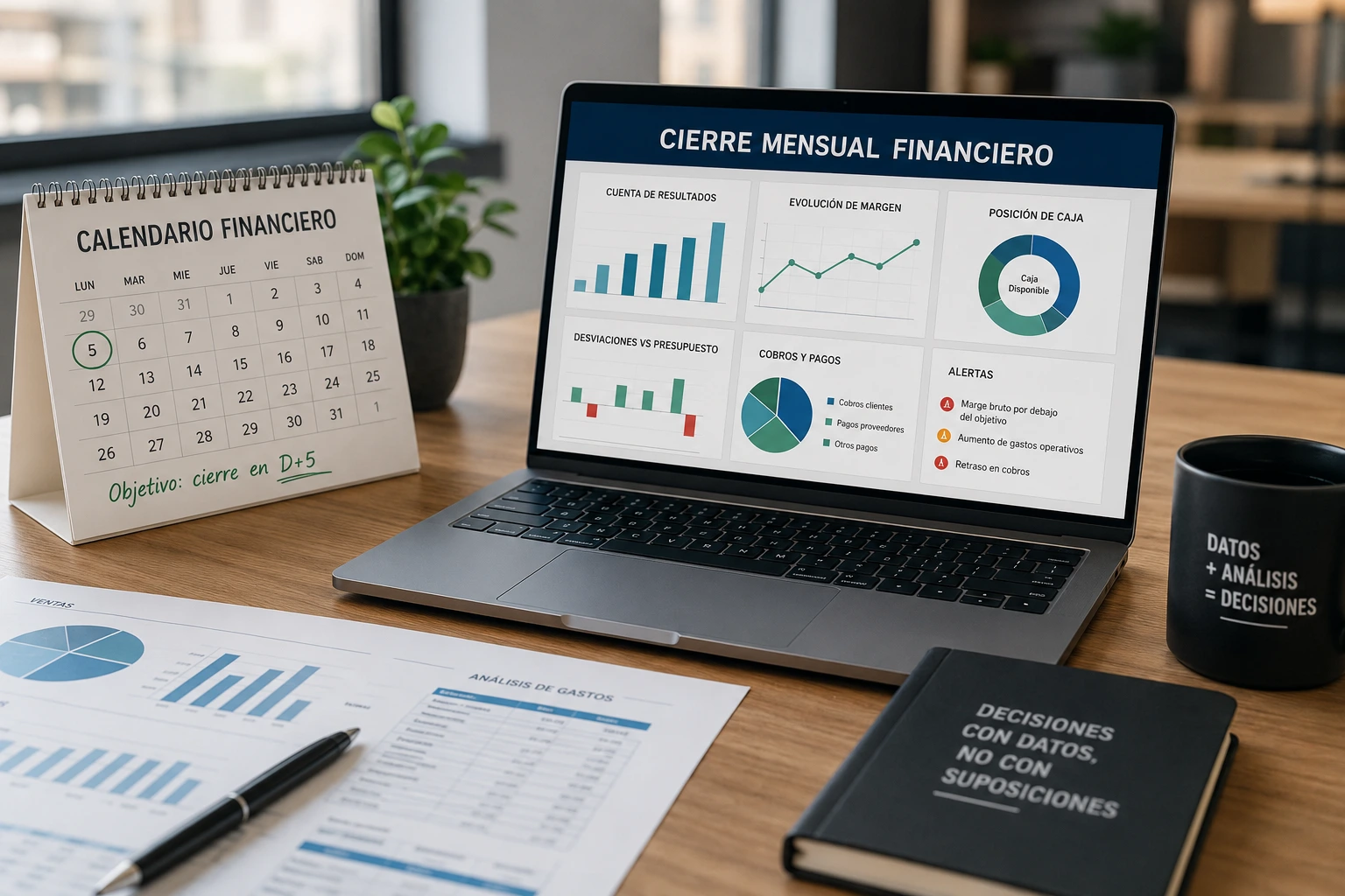 Descubre cómo implantar un cierre mensual financiero ágil, fiable y útil para tomar decisiones en los primeros días del mes, sin depender de hojas de cálculo eternas ni procesos manuales interminables.
