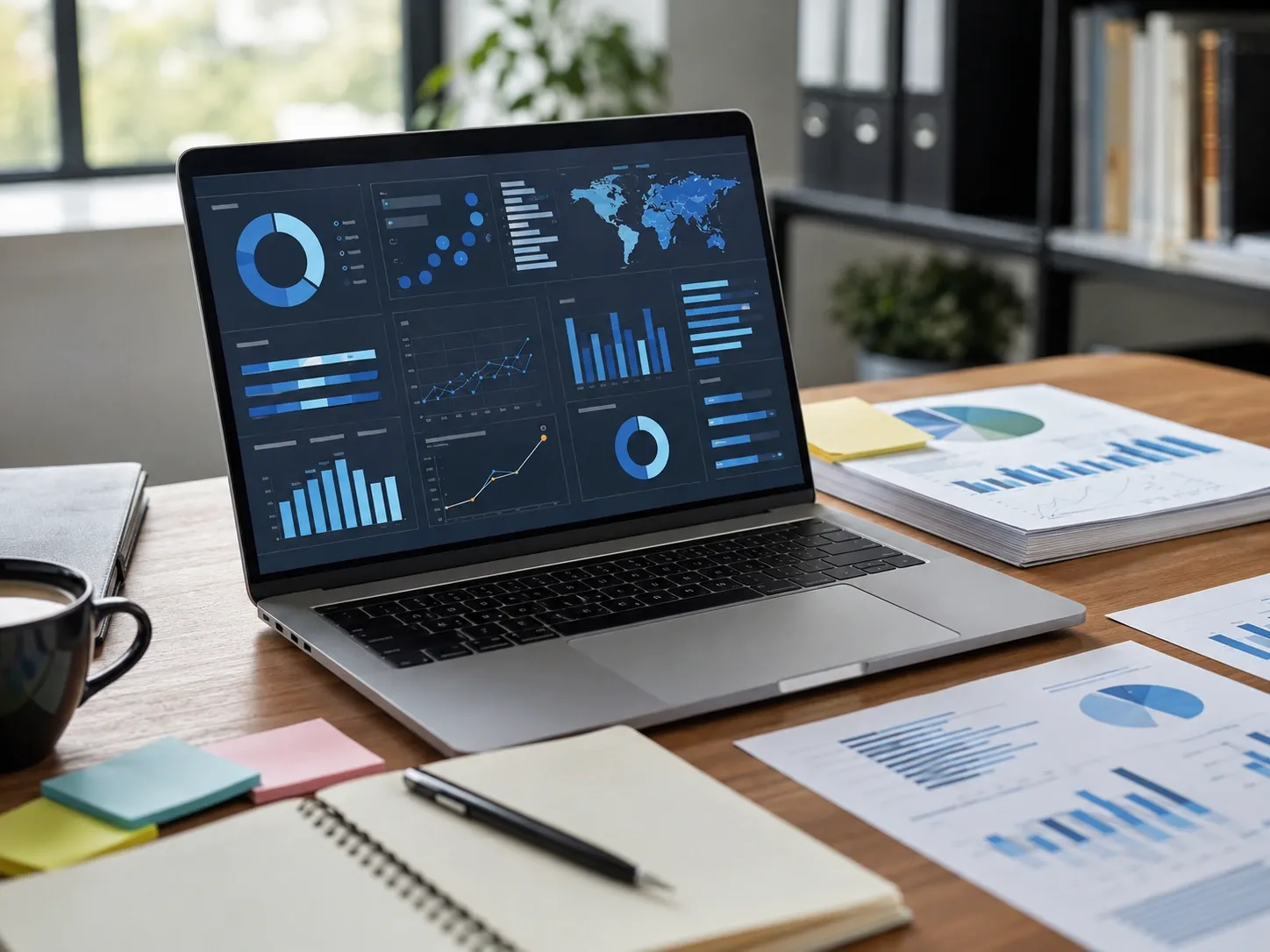 Dashboard financiero con rentabilidad y margen por cliente