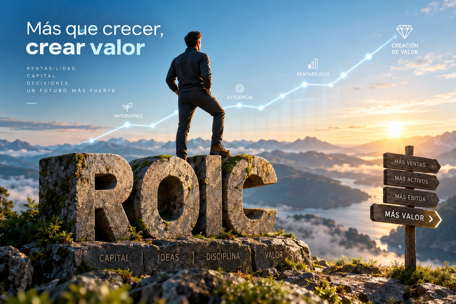 Descubre cómo utilizar el ROIC para medir si tu empresa genera suficiente rentabilidad sobre el capital invertido y entender si crecer está creando valor o simplemente consumiendo más recursos.