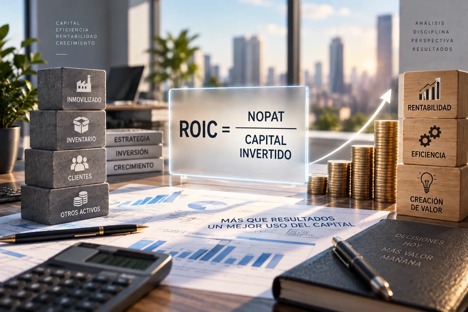 Análisis del retorno sobre el capital invertido de una empresa
